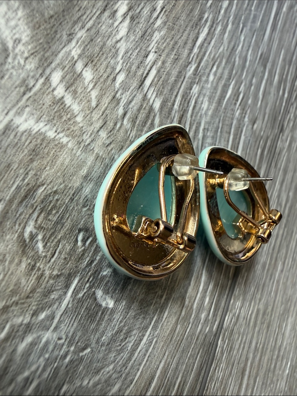 Anthropologie Geometric Colorblock Post Earrings - Picture 6 of 8